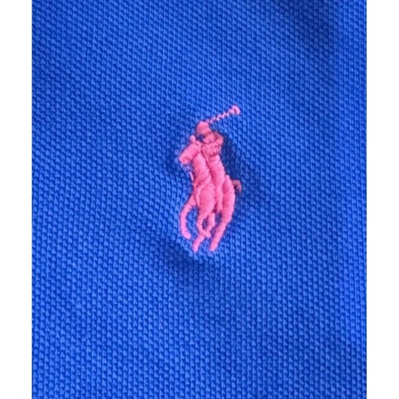 RALPH LAUREN POLO SHIRT SIZE XL BLUE PREPPY SHORT SLEEVE MENS - Picture 3 of 5